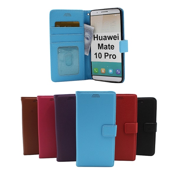 New Standcase Wallet Huawei Mate 10 Pro Ljusblå