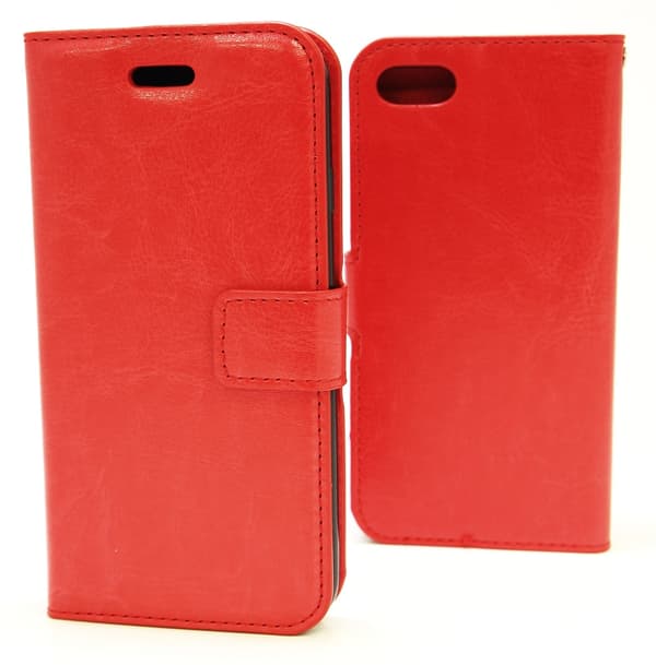 Crazy Horse Wallet iPhone 8 Röd G642