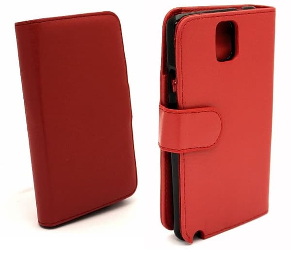Plånboksfodral XXL Samsung Galaxy Note 3 Röd
