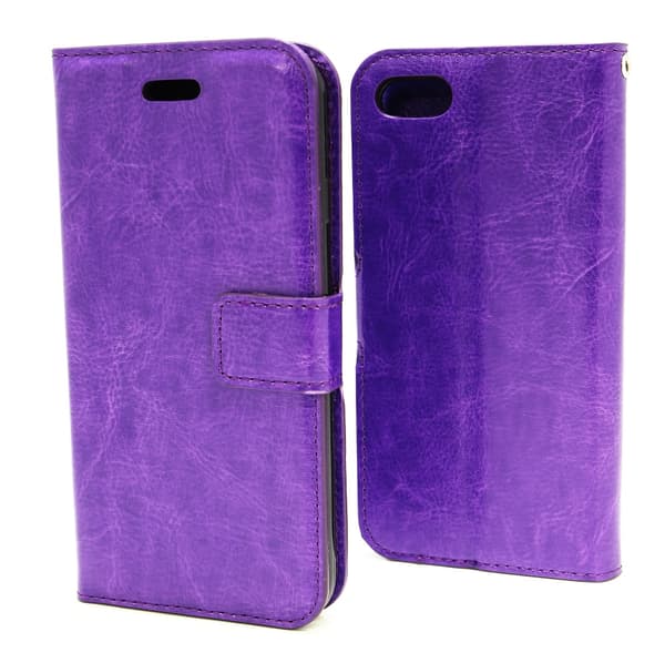 Crazy Horse Wallet iPhone 7 Lila