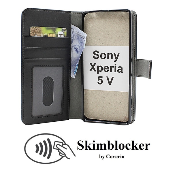 Skimblocker Magnet Fodral Sony Xperia 5 V
