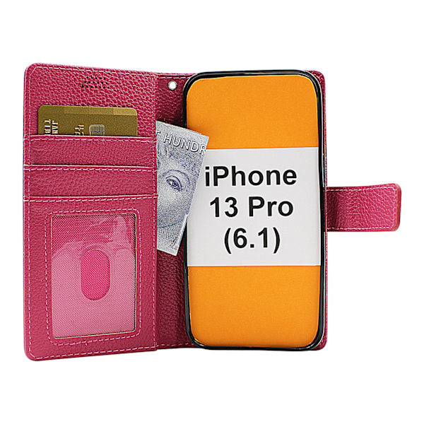 New Standcase Wallet iPhone 13 Pro (6.1) Brun