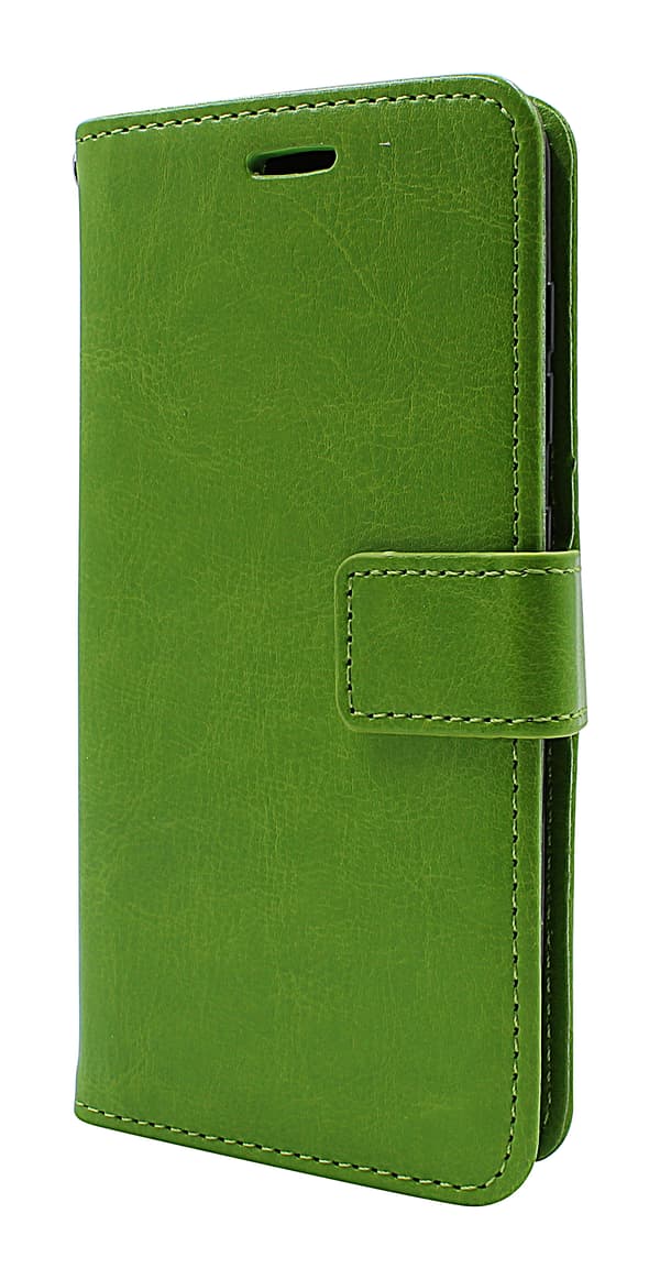 Crazy Horse Wallet Samsung Galaxy A41 Grön
