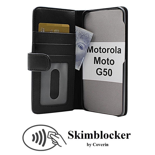 Skimblocker Plånboksfodral Motorola Moto G50