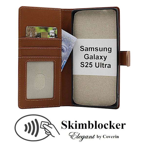 Skimblocker Samsung Galaxy S25 Ultra Plånboksfodral Happy Cherry