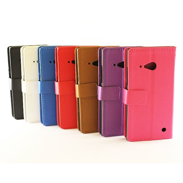 Standcase wallet Nokia Lumia 735 Röd