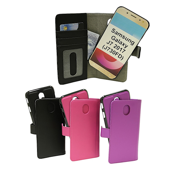 Magnet Wallet Samsung Galaxy J7 2017 (J730FD) Svart