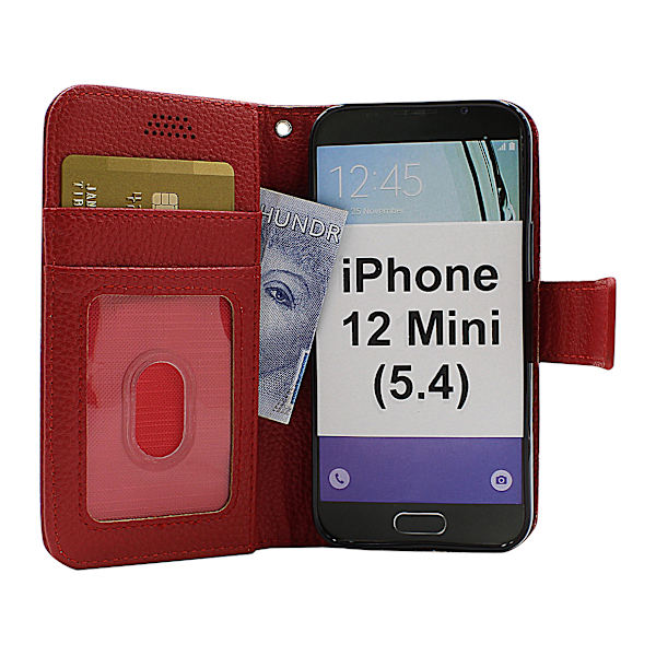New Standcase Wallet iPhone 12 Mini (5.4) (Svart) Svart