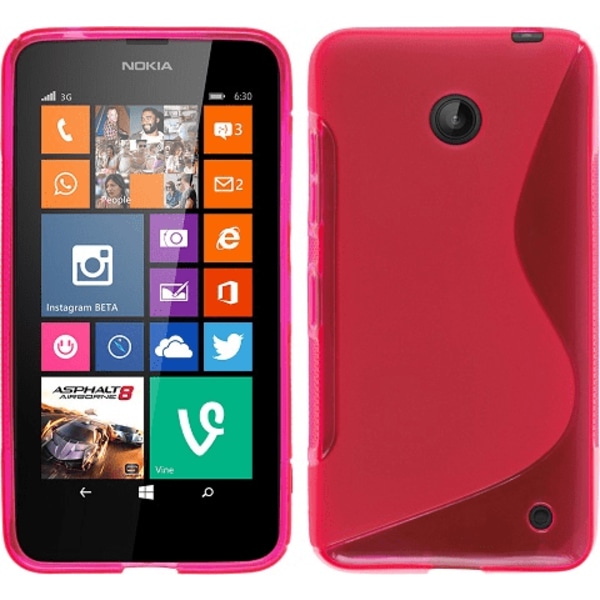S-Line skal Nokia Lumia 630/635 Vit