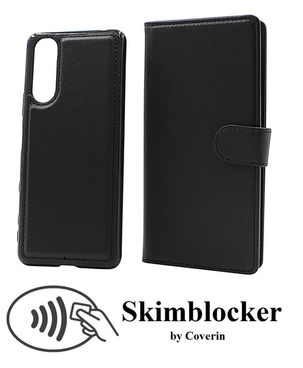 Skimblocker Sony Xperia 5 II Magnet Plånboksfodral