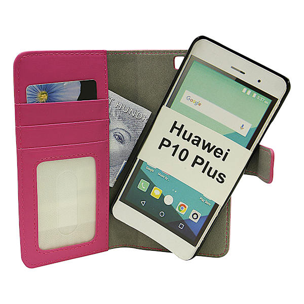 Magnet Wallet Huawei P10 Plus Hotpink