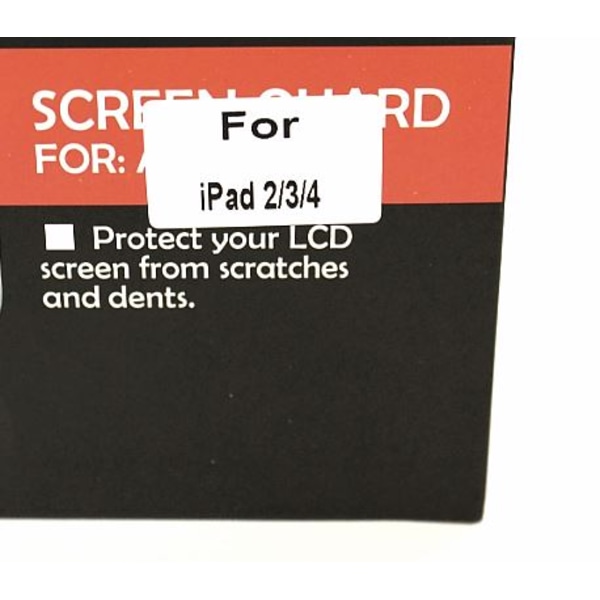 Skärmskydd för iPad 2,3 & 4, 6-Pack