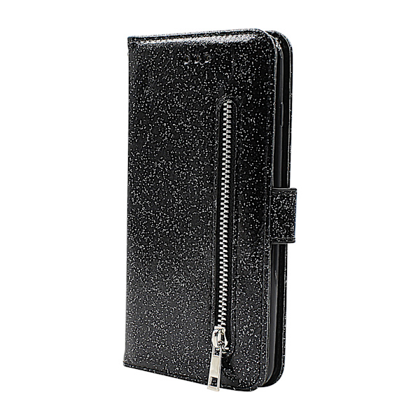 Standcase Glitter Wallet iPhone 7 Plus / 8 Plus Hotpink