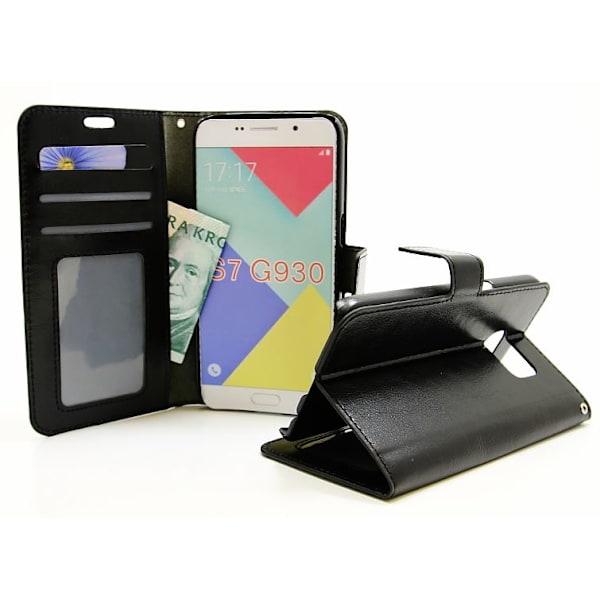 Crazy Horse Wallet Samsung Galaxy S7 (G930F) Svart