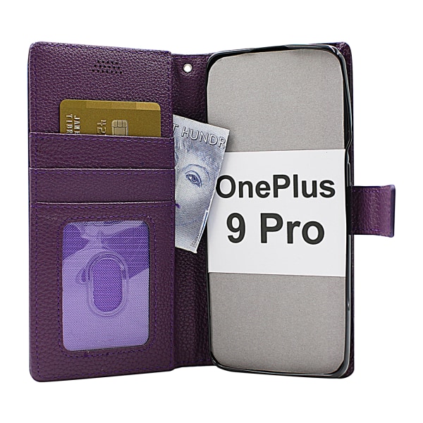 New Standcase Wallet OnePlus 9 Pro Svart