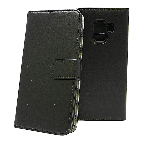 Skimblocker Magnet Wallet Samsung Galaxy A8 2018 (A530FD) Svart