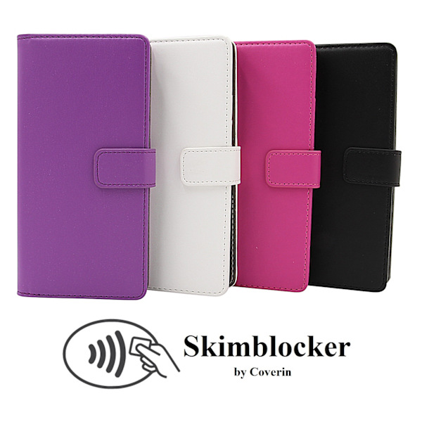 Skimblocker Magnet Wallet Huawei P30 Pro Svart