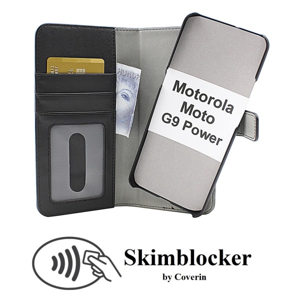 Skimblocker Magnet Fodral Motorola Moto G9 Power