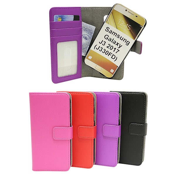 Magnet Wallet Samsung Galaxy J3 2017 (J330FD) Hotpink