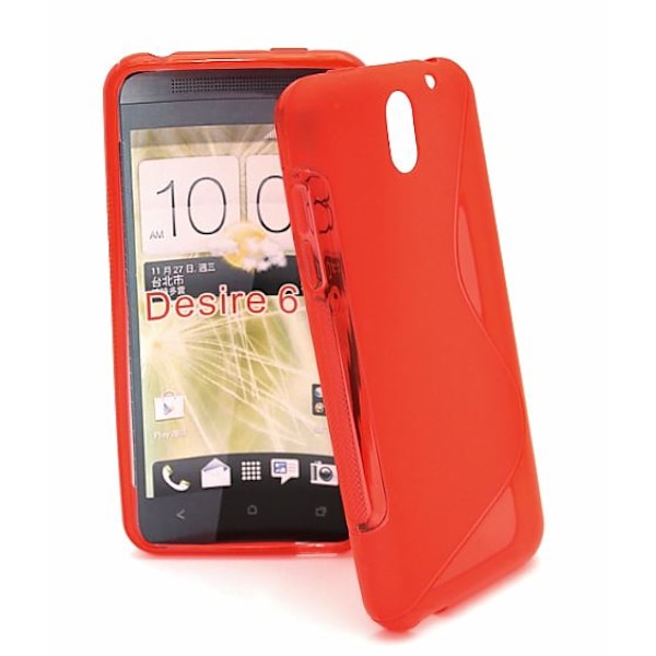 S-Line skal HTC Desire 610 Röd