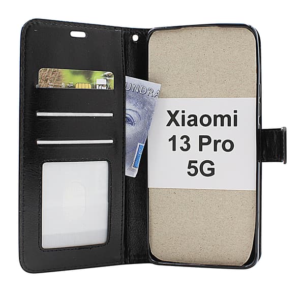 Crazy Horse Wallet Xiaomi 13 Pro 5G Grön