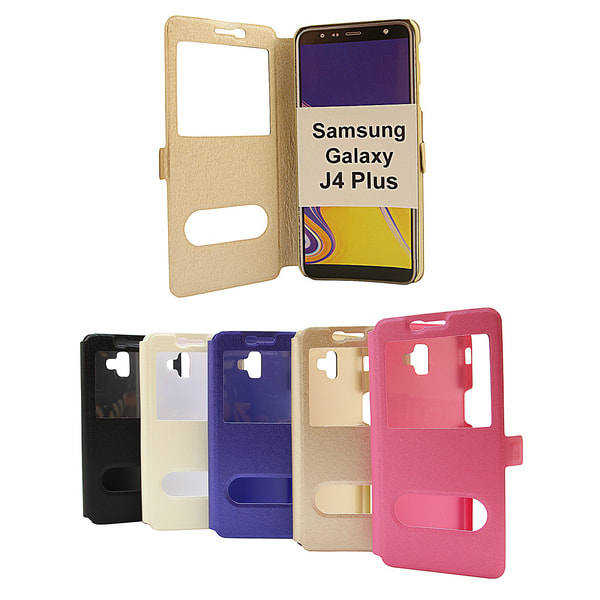 Flipcase Samsung Galaxy J4 Plus (J415FN/DS) Blå