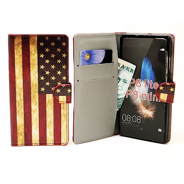 Standcase wallet Huawei P8 Lite