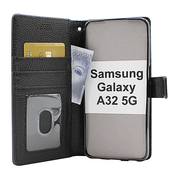 New Standcase Wallet Samsung Galaxy A32 5G (SM-A326B) Röd