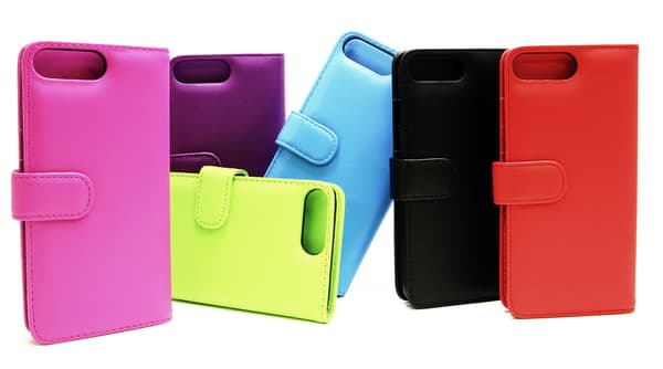 Skimblocker Plånboksfodral iPhone 8 Plus Hotpink