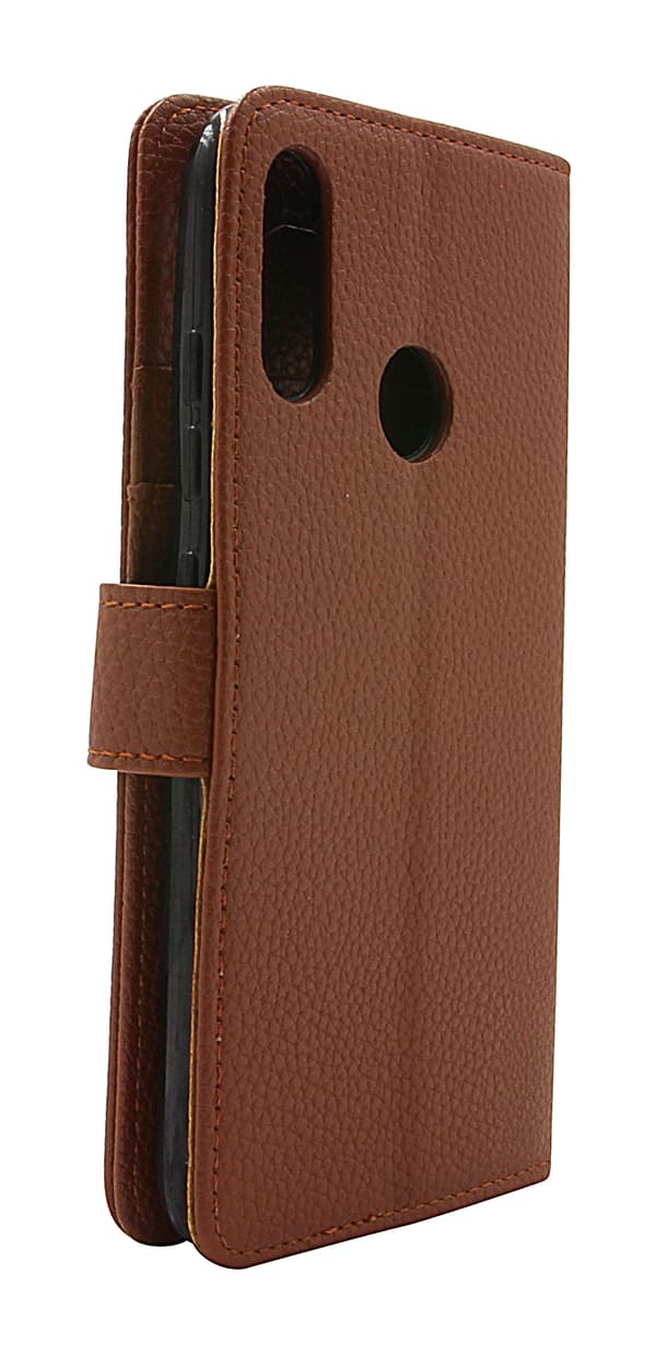 New Standcase Wallet Motorola Moto E6 Plus Brun