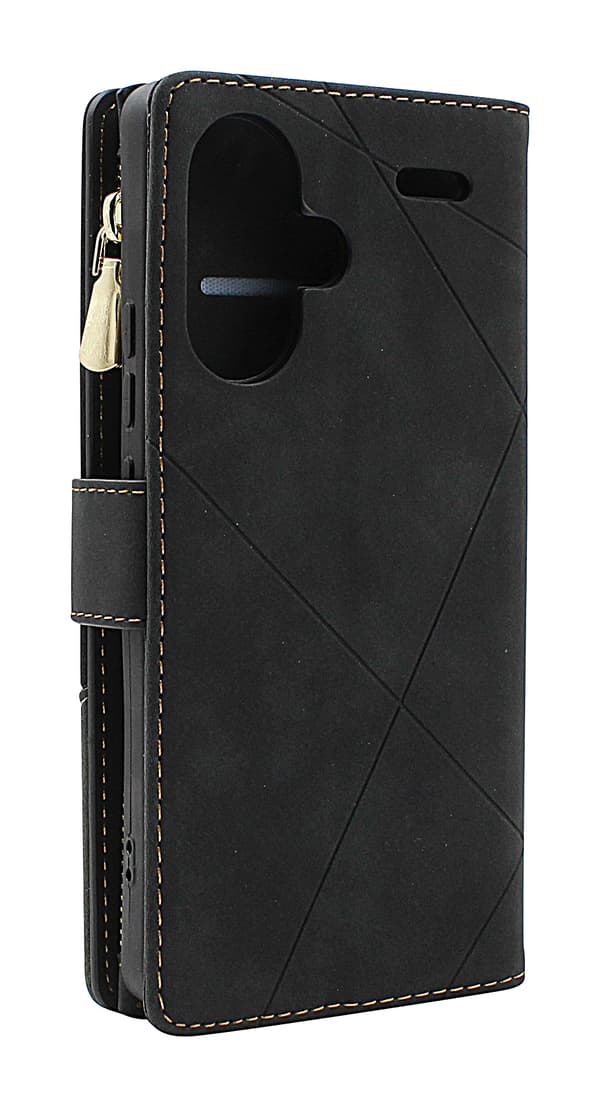XL Standcase Lyxfodral Xiaomi Redmi Note 13 Pro+ 5G Vinröd