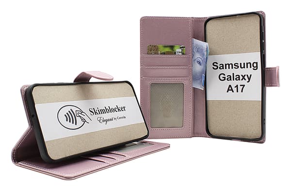 Skimblocker Samsung Galaxy A17 Plånboksfodral Happy Cherry