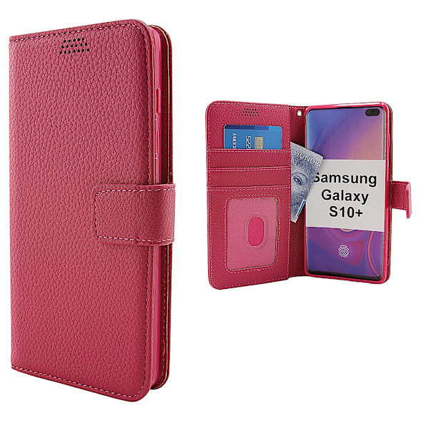Standcase Wallet Samsung Galaxy S10+ (G975F) Hotpink