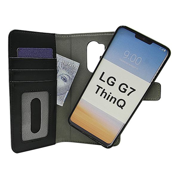 Skimblocker Magnet Wallet LG G7 ThinQ (G710M) Svart