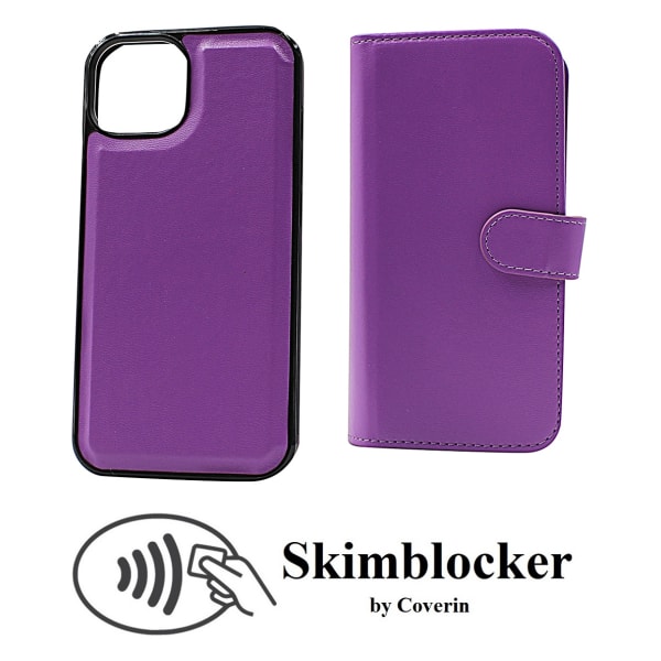 Skimblocker XL Magnet Fodral iPhone 13 (6.1) Svart