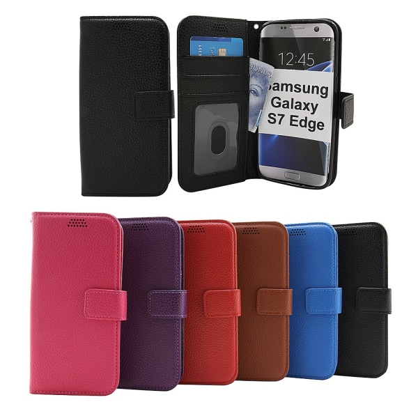 Standcase Wallet Samsung Galaxy S7 Edge (G935F) Brun