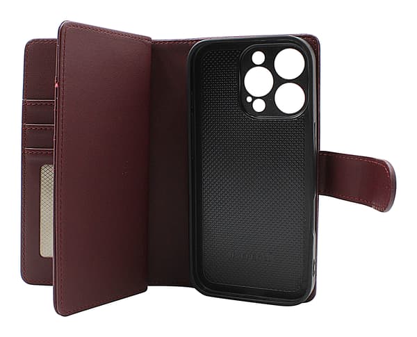 Skimblocker iPhone 16 Pro XL Magnet Plånboksfodral Svart