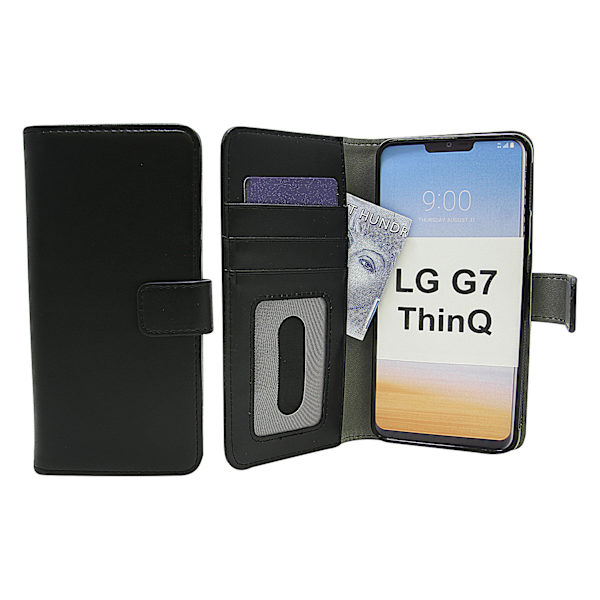 Skimblocker Magnet Wallet LG G7 ThinQ (G710M) Svart