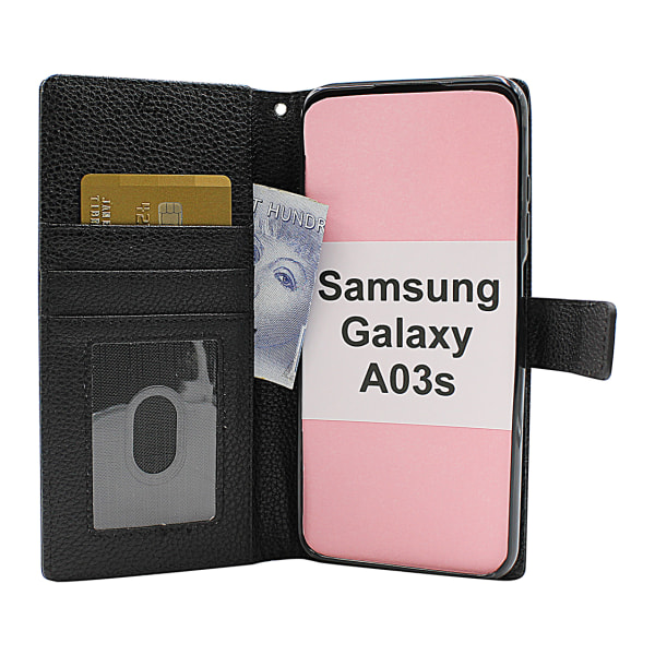 New Standcase Wallet Samsung Galaxy A03s (SM-A037G) Brun