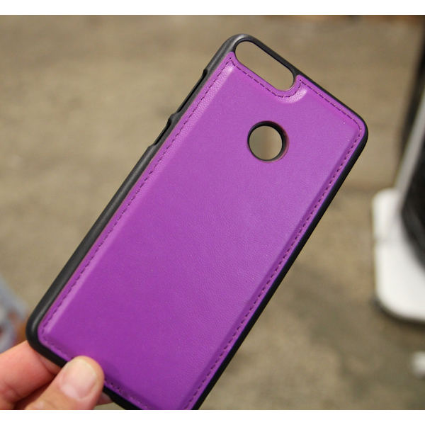 Skimblocker Magnet Wallet Huawei P Smart (FIG-LX1) Lila