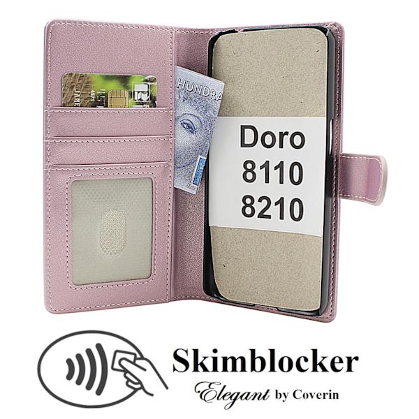 Skimblocker Doro 8110 / 8210 Plånboksfodral Svart