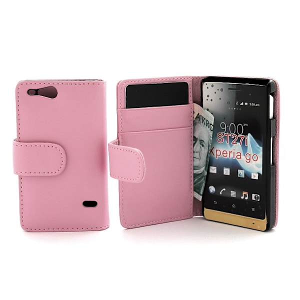 Plånboksfodral Sony Xperia Go ST27i Svart