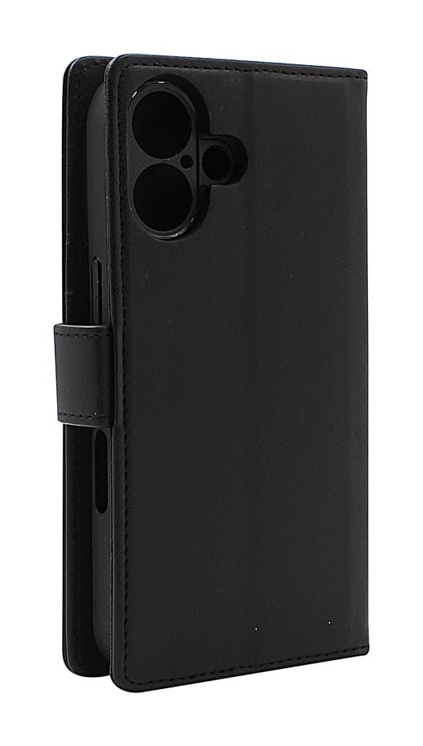 Skimblocker iPhone 17 Magnet Plånboksfodral Mörkröd