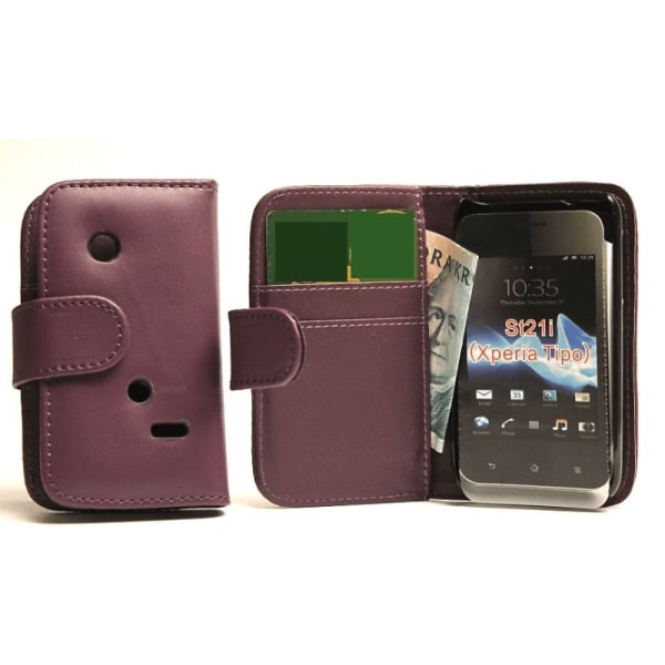 Plånboksfodral Sony Xperia Tipo (ST21i) Gul