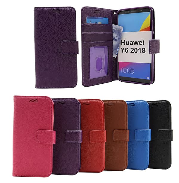 Standcase Wallet Huawei Y6 2018 Lila