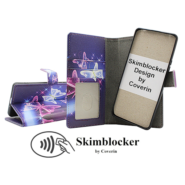 Skimblocker iPhone 13 / 14 Magnet Plånboksfodral Design
