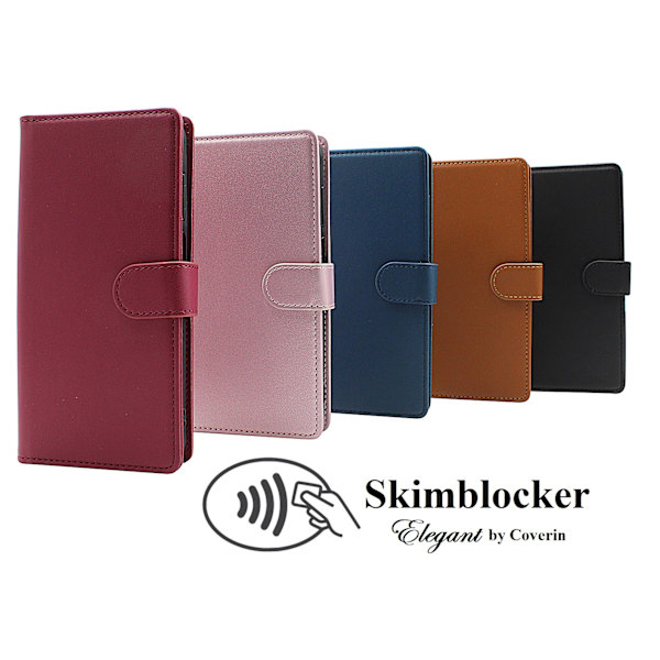 Skimblocker Motorola Moto G75 5G Plånboksfodral Svart