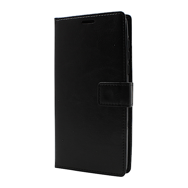 Crazy Horse Wallet Motorola Edge (Svart) Svart