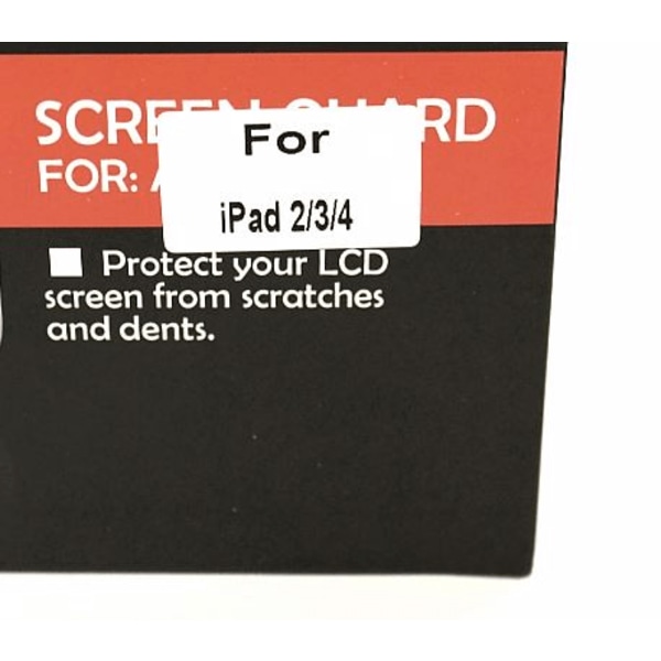Skärmskydd för iPad 2,3 & 4, 6-Pack