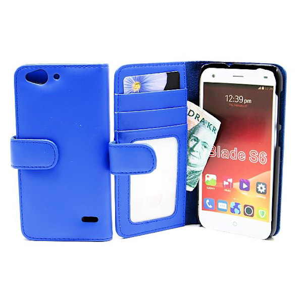 Plånboksfodral ZTE Blade S6 Blå